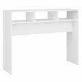 Weißer Konsolentisch aus Holzwerkstoff - 105x30x80cm, vielseitiger Einsatz als Flur- oder Schminktisch