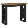 Industrieller Konsolentisch 105 cm mit Metallbeinen für Flur und Foyer