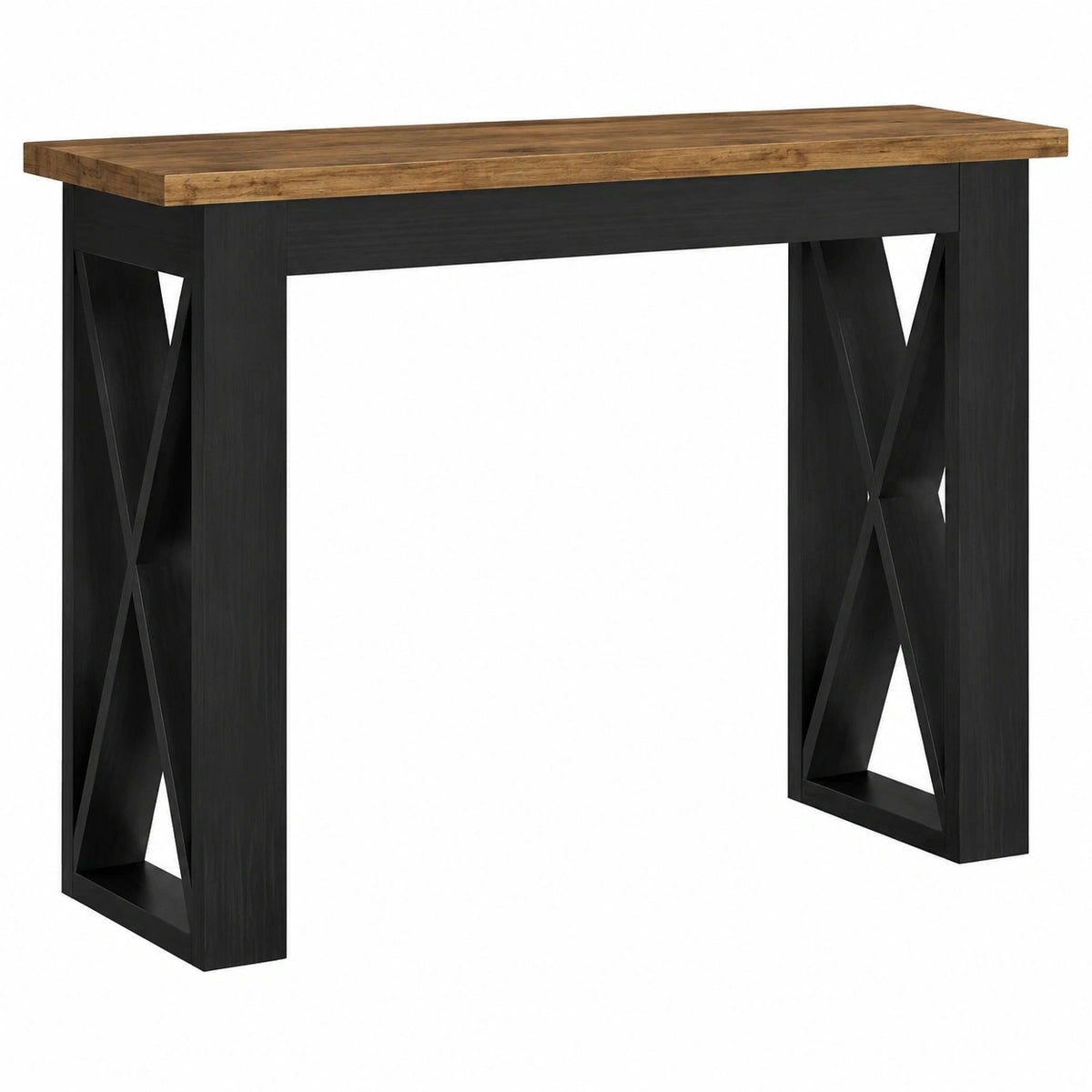 Industrieller Konsolentisch 105 cm mit Metallbeinen für Flur und Foyer